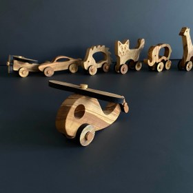 Resim Zeytin Ağacı Oyuncak Helikopter | Ahşap Oyuncak Helikopter | Çocuklar İçin Hediye 