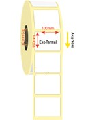 Resim 100x150 Eko Termal Barkod Etiket 10'lu Paket 2500 Sarım 