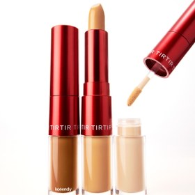 Resim TIRTIR - Glide & Hide Blurring Concealer (Gözenek Blurlayıcı ve Koyu Leke Örtücü Doğal Bitişli Çift Taraflı Kapatıcı) 8g (%40 İndirimli) - #4N 