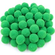 Resim Yeşil El Yapımı Malzeme Çok Renkli Yumuşak Çocuk Oyuncak 18/25mm Ponponlar Kabarı Giyim Dekorasyon Takı Dekoratif Objeler 56607605 