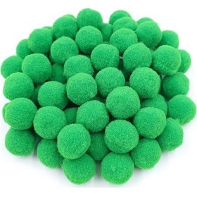 Resim Yeşil El Yapımı Malzeme Çok Renkli Yumuşak Çocuk Oyuncak 18/25mm Ponponlar Kabarı Giyim Dekorasyon Takı Dekoratif Objeler 56607605 