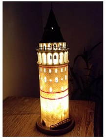 Resim Galata Kulesi Biblo Işıklı Gece Lambası 42 X 13 X 13 