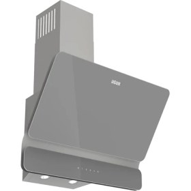 Resim Uğur Davlumbaz Eğimli Cam Duvar Tipi Gri Renk Yüksek Emiş Gücü 650 m3/sa 