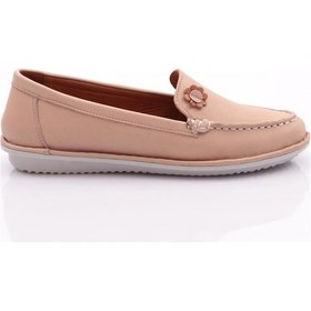 Resim Dgn E220 Kadin Çiçek Desenli Babet E220-2109-R0152 Bej 