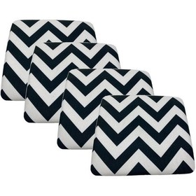 Resim Knsz sırt minderi 4 lü mazlum aldo kumaş cırtlı tel sandalyesi sırtı için 