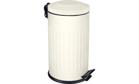 Resim 16L Vintage Çöp Kovası, Amortisörlü, Banyo, Mutfak, Tuvalet, Balkon Için 