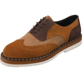 Resim Costo Shoes ALP23 Taba & Kum Süet Deri Hafif Rahat Eva Taban Rahat Geniş Kalıp Premium Serisi 
