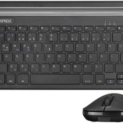 Resim Everest Km-bt803 Siyah 3 In 1 Bt 5.0 3.0 2.4ghz 1600dpi Q Multimedia Kablosuz Klavye Mouse Set 