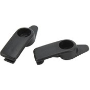 Resim Wezone Corvette C5 1997-2004 İçin Abs Güneş Koruyucu Tutucu Braketi Oe:10411051 - Sol-sağ Çift Siyah, Sabit Tutma, Direkt Değişim 