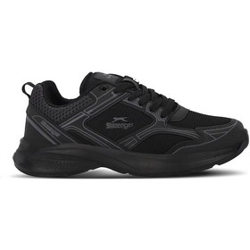 Resim Slazenger GALA I Kadın Siyah / Koyu Gri Koşu & Yürüyüş Spor Ayakkabısı 