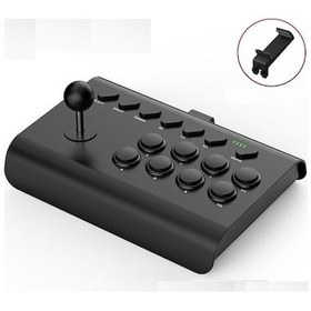 Resim Mengtuo Kırmızı Kablolu Pc Oyun Kolu Dövüş Oyun Denetleyicisi Siyah Lh 