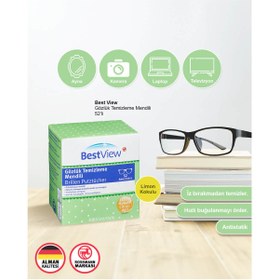 Resim Bestview Gözlük Temizleme Mendili 52'li 