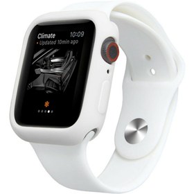 Resim Microcase Apple Watch Serie 4 - 5 44 Mm Candy Color Serisi Silikon Kılıf - Beyaz Mc1403 