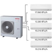 Resim Toshiba 5m Multi Split Klima 10.000 10.000 10.000 12.000 17.000 Btu/h 