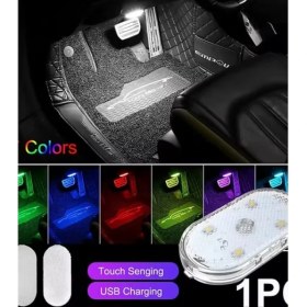 Resim 7 Renk Modlu Dokunmatik Sensörlü Mini LED Lamba 