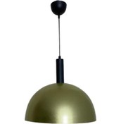 Resim Dylight Retro Gold Metal Dekoratif Tekli Kafe Mutfak Aydınlatma (537174258) 