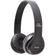 Resim Fomscvka P47 Kablosuz Bluetooth Kulaklık Katlanabilir HIFI Stereo Bas Kulaklık Çocuk Kız Kask Hediye Mi... 