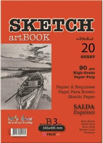 Resim Folix Salda 34.5 X 49.5 Sketch Tutkallı Bloknot 20 Yaprak N11.1445 