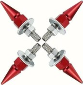 Resim Hightower Kırmızı 4 Parça Mini Metal Dekoratif Çok Renkli Vidalı Vana Alet Seti 