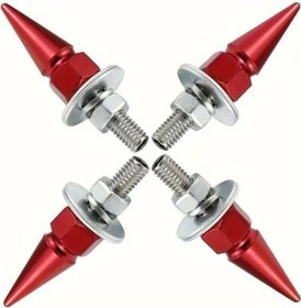 Resim Cloudstore Kırmızı 4 Adet Mini Metal Dekoratif Çok Renkli Vidalı Vana Alet Seti 