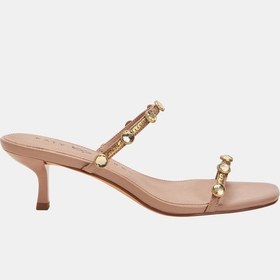 Resim Katy Perry The Ladie Gemstone Kadın Taba Taşlı Topuklu Terlik Taba 