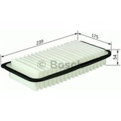 Resim Bosch F026400114 - Hava Fıltresı Toyota Corolla 1.6 2007- Aurıs 1.4 1.6 2007- Avensıs 2009-2012 Rav4 2012- Verso 200 