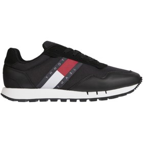 Resim Tommy Hilfiger Erkek SİYAH Erkek Spor Ayakkabı EM0EM01081BDS Siyah 