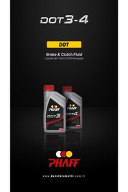 Resim Genel Markalar Phaff Hıdrolık Fren Yagı Dot4 500ml 
