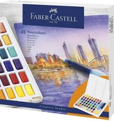 Resim Faber Castell Creative Studio 48'li Tablet Suluboya Set 