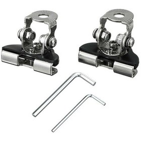 Resim Yunboo Polaris 2014-2018 Atv Off-road Işık Braketi, Çelik+lastik, 2 Adet, Araç Işığı Montaj Tutucusu Işık Dahil Değil 