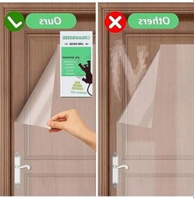 Resim Şeffaf Kedi Tırmalama Caydırıcı Bant, Kendinden Yapışkanlı 30cm X 3m 