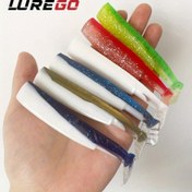 Resim T-Tail Yumuşak Yem El Yapımı Üç Renkli 9.5Cm/8G+7Cm/4G Altı Renk Seçeneği Yem Yem Yüzer Yavaş Batma 