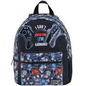 Resim Muggle Anaokul Çantası Game Over Siyah Mu-9406 