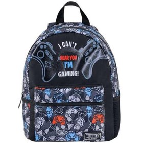 Resim Muggle Anaokul Çantası Game Over Siyah Mu-9406 