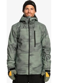 Resim Quiksilver Mission Printed Erkek Yeşil Kayak Montu Eqytj03428-gnb1 Yeşil 