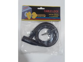 Resim Rectus Bisiklet Dolamalı Halat Kilit 12 X 80 CM 