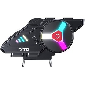 Resim Teltree Motosiklet Kask Bluetooth Kulaklığı Ipx6 Su Geçirmez - Gürültü Engelleme, Ses Asistanı, 25 Saat Çalışma Süresi, Yumuşak Mikrofon Siyah 