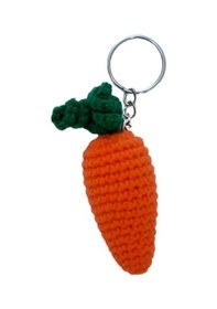 Resim Ebrulisler Amigurumi El Örgüsü Havuç Anahtarlık 