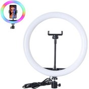 Resim MJ20 RGB 20 CM Ring Light LED Video Işığı (Ayak Dahil) Juo