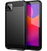 Resim Microcase Huawei Y5p Brushed Carbon Fiber Silikon Kılıf 