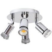 Resim Symbee 4 Ayağlı Gu10 Tavan Spot Lambası, Açısı Ayarlanabilir, 85-265v Geniş Voltajlı, Pencere Olmadan, Ev/hotel Duvar Aydınlatması Şeffaf 