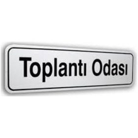 Resim İzmir Fırça Elegan Pvc Tabela Toplantı Odası 7 25cm 