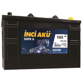 Resim İnci Akü 12v 105ah Supr A Sentor Akü 