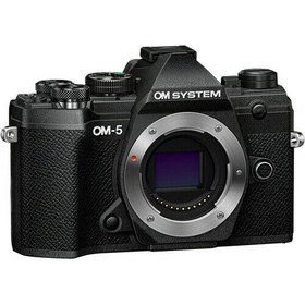 Resim OM System OM-5 Aynasız Fotoğraf Makinesi (Black) 