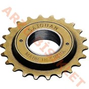 Resim Saiguan 22 Diş Ruble Bisan Marka Bisiklet için Arka Dişli Kırmızı - Siyah 