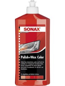 Resim Sonax Renkli Nano Parlatıcı Ve Koruyucu Cila Kırmızı 250 ml 