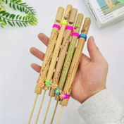 Resim 2 adet El Yapımı Doğal Ahşap Kuş Üfleği, Simüle Vintage Kuş Sesini, Karışık Renk, İlginç Hediye ile 