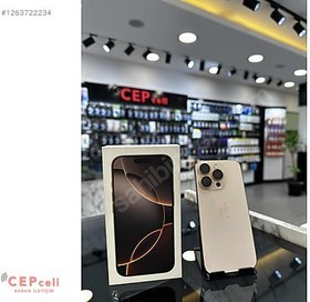Resim Apple iPhone 16 Pro İkinci El TR | 512 GB | Çöl Titanyum 
