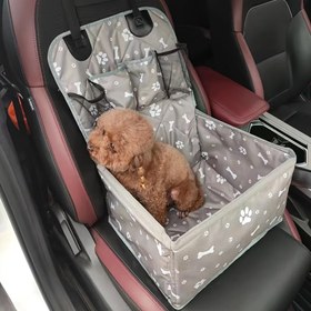 Resim PetSafe & Seyahat Temel Ürünleri | Dayanıklı Polyester Araba Ön Koltuk Köpek Sepeti - Çizilmeye Dayanıklı Seyahat Köpek Matı, Yan Cebi ve Güvenli Taşıma için Koltuk Kemeri Kılıfı, Köpek Araba Sepeti 