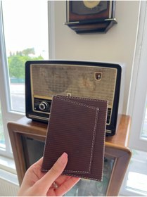 Resim EFE DERİ Kapaklı Deri Dikişli Araç Ruhsat Kılıfı Kabı Ruhsatlık Oto Ruhsat Koruyucu 